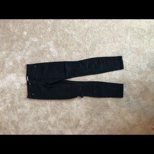 BP Black jeans with rips in knees- size 5